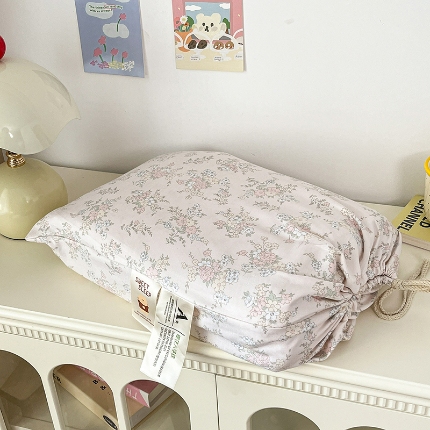 91家纺网 家纺一手货源 找家纺 总2金梦拉2025新款A类提花人字纹小布袋款四件套