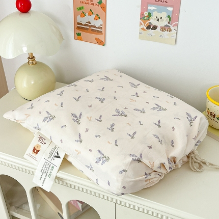 91家纺网 家纺一手货源 找家纺 总2金梦拉2025新款A类提花人字纹小布袋款四件套