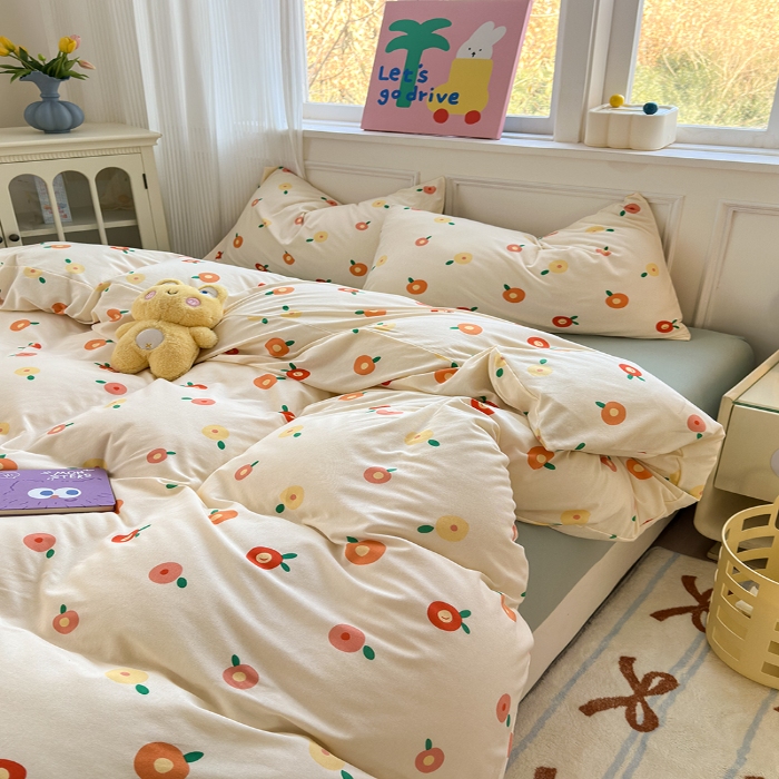 91家纺网 家纺一手货源 找家纺 （总）舒居家纺 2025新款全棉针织棉 被套 +枕套 非四件套