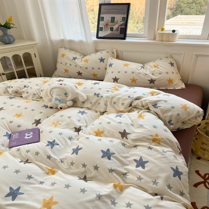 91家纺网 家纺一手货源 找家纺 （总）舒居家纺 2025新款全棉针织棉 被套 +枕套 非四件套