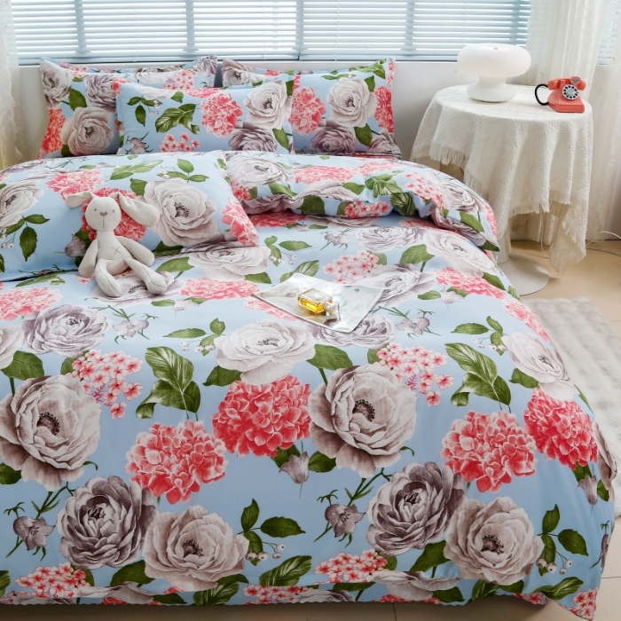 91家纺网 家纺一手货源 找家纺 （总）只提供代发-2025新款磨毛植物羊绒四件套