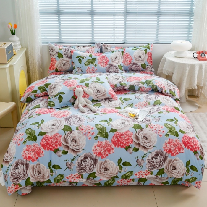 91家纺网 家纺一手货源 找家纺 （总）只提供代发-2025新款磨毛植物羊绒四件套