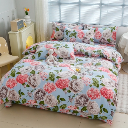 91家纺网 家纺一手货源 找家纺 友承家纺  学生宿舍三件套芦荟棉三件套上下铺