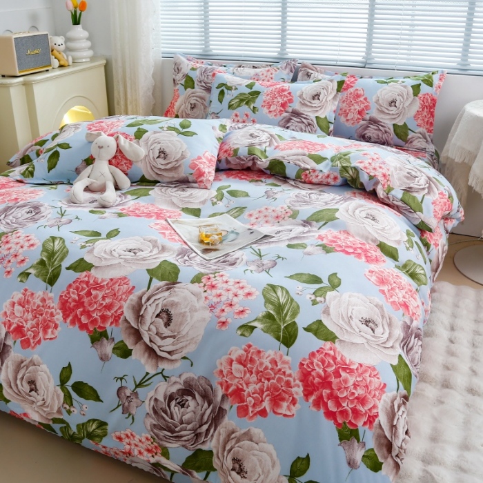 91家纺网 家纺一手货源 找家纺 （总）只提供代发-2025新款磨毛植物羊绒四件套