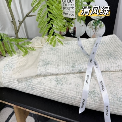 91家纺网 家纺一手货源 找家纺 （总）全棉双层纱床盖三件套 A类母婴级纯棉床盖炕盖夹棉床单