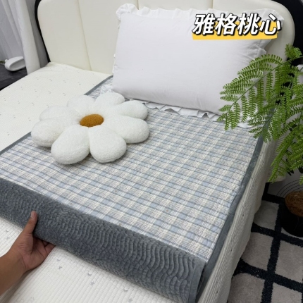 91家纺网 家纺一手货源 找家纺 （总）全棉加绒床盖宿舍学生床单单件冬季加厚双面可用牛奶绒纯棉榻榻米