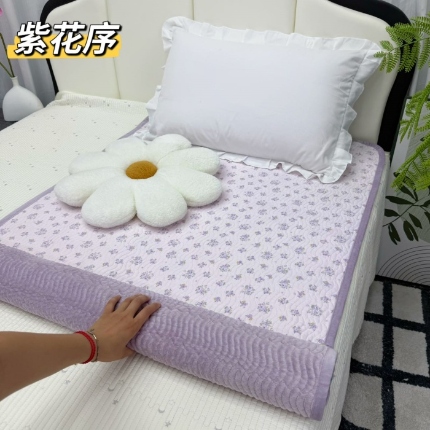 91家纺网 家纺一手货源 找家纺 （总）全棉加绒床盖宿舍学生床单单件冬季加厚双面可用牛奶绒纯棉榻榻米