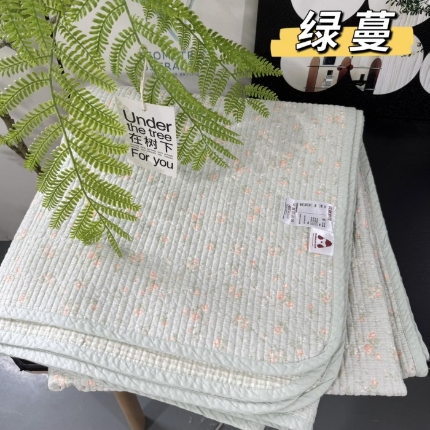 91家纺网 家纺一手货源 找家纺 （总）A类双面全棉床盖 200*220±5CM可机洗双面纯棉绗缝夹棉床单防滑垫