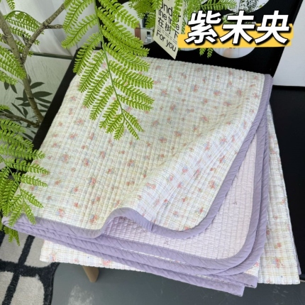 91家纺网 家纺一手货源 找家纺 （总）A类双面全棉床盖 200*220±5CM可机洗双面纯棉绗缝夹棉床单防滑垫