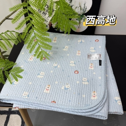 91家纺网 家纺一手货源 找家纺 （总）A类双面全棉床盖 200*220±5CM可机洗双面纯棉绗缝夹棉床单防滑垫