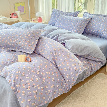 91家纺网 家纺一手货源 找家纺 2025床品植物羊绒磨毛四件套下单链接