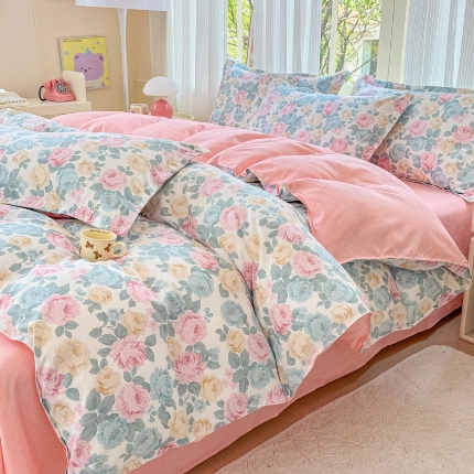 91家纺网 家纺一手货源 找家纺 2025床品植物羊绒磨毛四件套下单链接