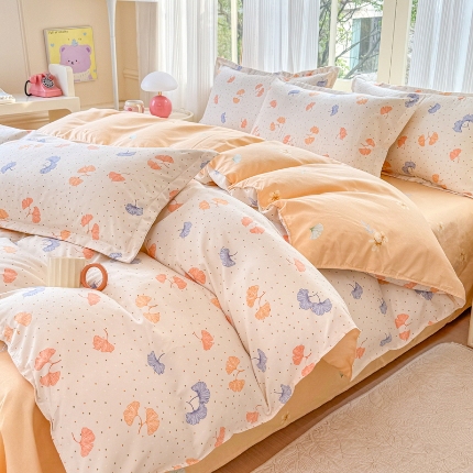 91家纺网 家纺一手货源 找家纺 2025床品植物羊绒磨毛四件套下单链接