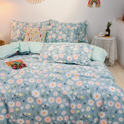 91家纺网 家纺一手货源 找家纺 磨毛单被套植物羊绒被套单品有四件套