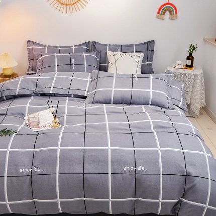 91家纺网 家纺一手货源 找家纺 磨毛单被套植物羊绒被套单品有四件套