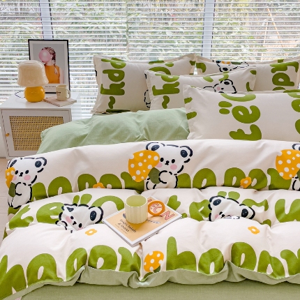 91家纺网 家纺一手货源 找家纺 2025新款植物羊绒单品单被套系列二