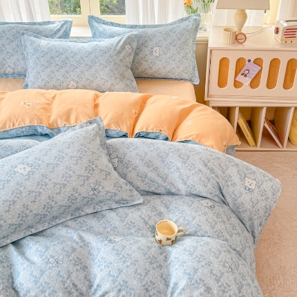 91家纺网 家纺一手货源 找家纺 2025新款植物羊绒单品单被套系列二