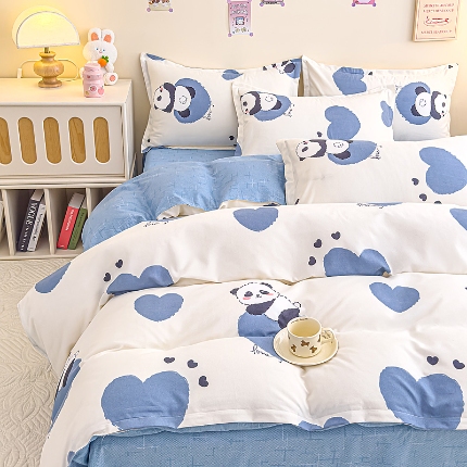 91家纺网 家纺一手货源 找家纺 2025新款植物羊绒单品单被套系列二