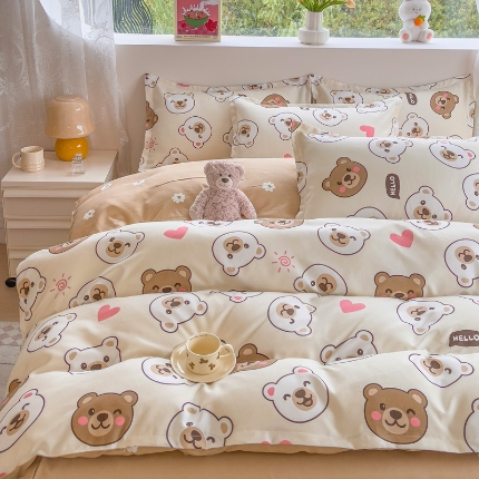 91家纺网 家纺一手货源 找家纺 2025新款植物羊绒单品单被套系列二