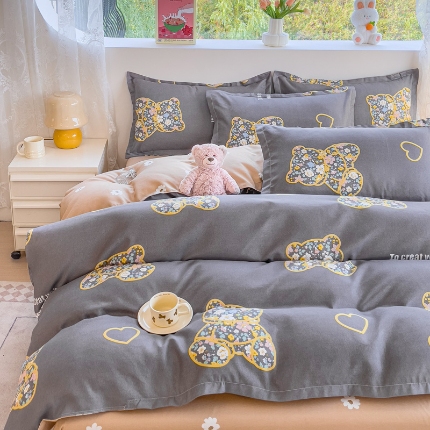 91家纺网 家纺一手货源 找家纺 2025新款植物羊绒单品单被套系列二