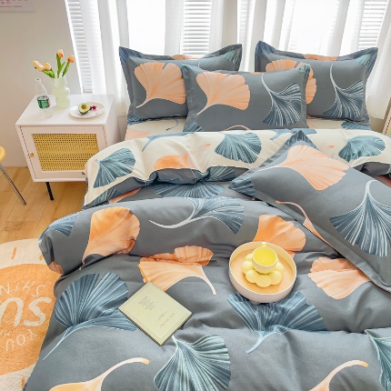 91家纺网 家纺一手货源 找家纺 2025新款植物羊绒单品单被套系列二