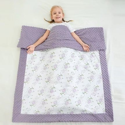 91家纺网 家纺一手货源 找家纺 （总）恒温蚕丝豆豆绒夏季凉被子春秋儿童纯棉盖毯午睡毯子宝宝豆豆毯