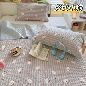 91家纺网 家纺一手货源 找家纺 （总）纯棉床盖三件套200*220 夹棉床盖榻榻米双人全棉床盖纯棉床单