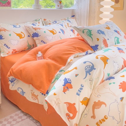 91家纺网 家纺一手货源 找家纺 2025新品磨毛四件套植物羊绒套件床单款床笠款