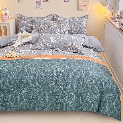 91家纺网 家纺一手货源 找家纺 2025新品磨毛四件套磨绒棉高克重套件床单款床笠款4件套