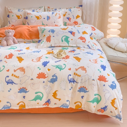 91家纺网 家纺一手货源 找家纺 2025新品磨毛四件套磨绒棉高克重套件床单款床笠款4件套