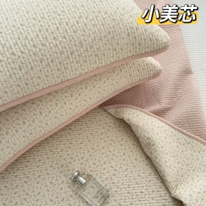 91家纺网 家纺一手货源 找家纺 （总）加大纯棉床盖三件套220*240 夹棉床盖榻榻米双人全棉床盖纯棉床单