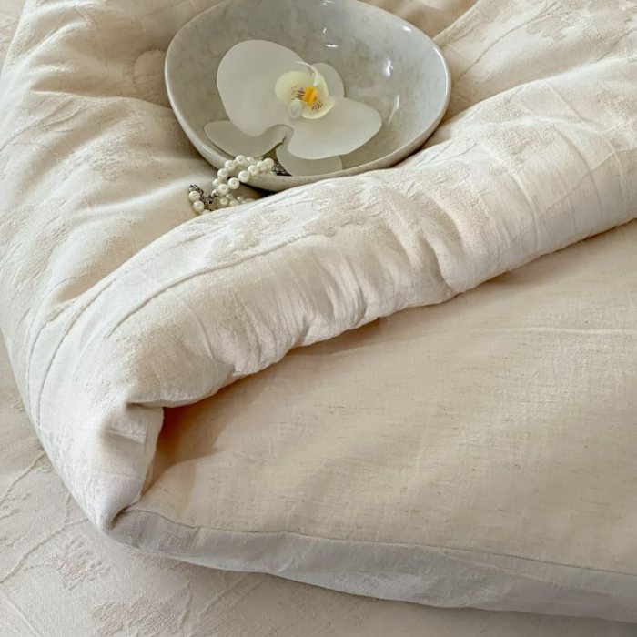 91家纺网 家纺一手货源 找家纺 【与自然同频】傲蕾睡梦森林棉麻大豆羊毛被冬被春秋被可水洗裸睡被芯亚麻被子