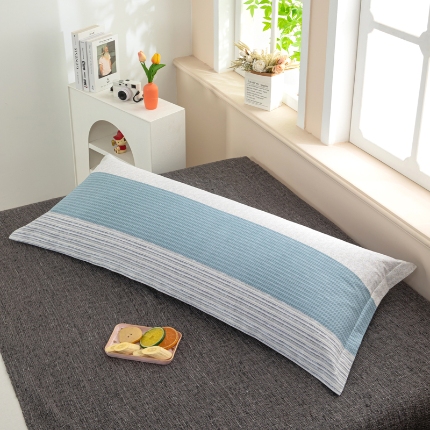 91家纺网 家纺一手货源 找家纺 喜相逢家纺2024新款 D26-双人枕套-纯棉磨毛长枕套全棉磨毛