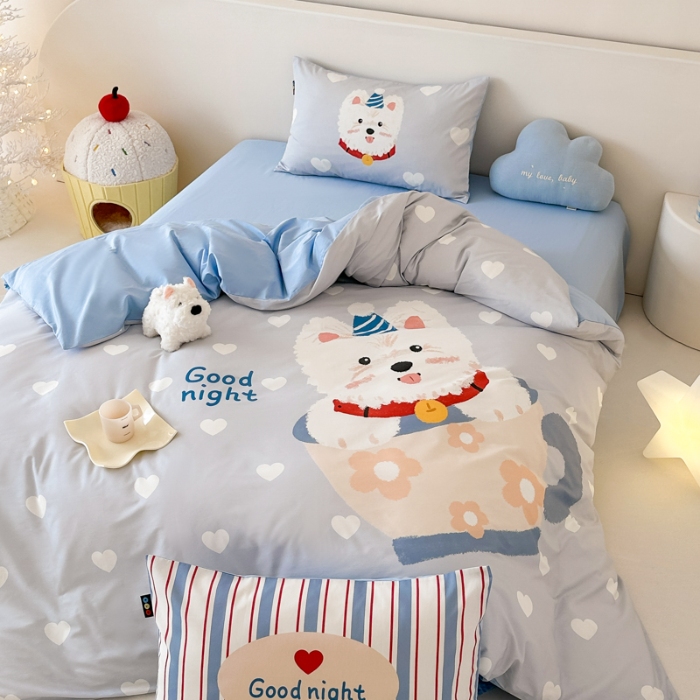 91家纺网 家纺一手货源 找家纺 梵星摄影  大版卡通套件拍摄赏析