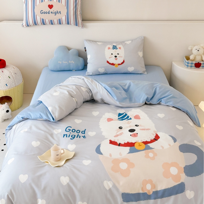 91家纺网 家纺一手货源 找家纺 梵星摄影  大版卡通套件拍摄赏析