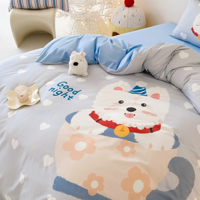 91家纺网 家纺一手货源 找家纺 梵星摄影  大版卡通套件拍摄赏析