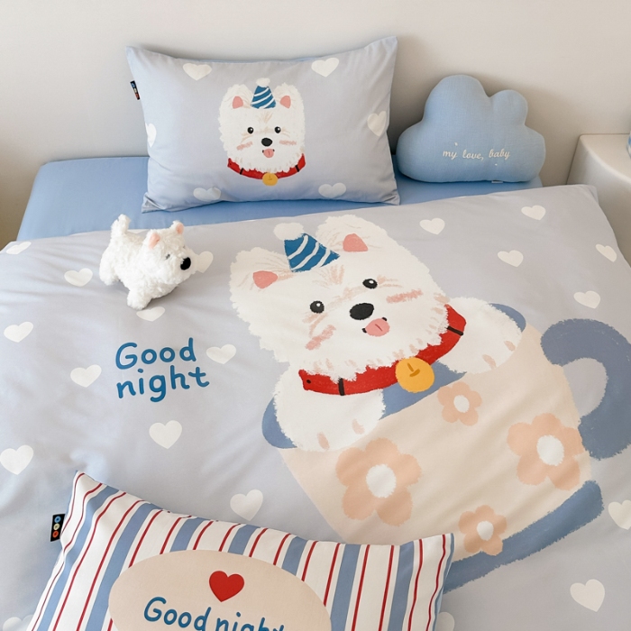 91家纺网 家纺一手货源 找家纺 梵星摄影  大版卡通套件拍摄赏析