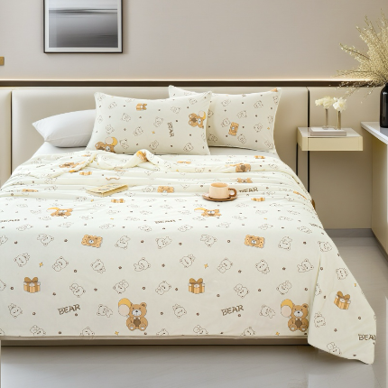 91家纺网 家纺一手货源 找家纺 （总）3D数码印花夏被有氨针织棉凉感夏被大豆纤维 凉感丝夏被空调被薄被子夏凉被