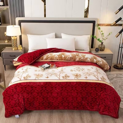 91家纺网 家纺一手货源 找家纺 （总）雨洋2025新款加厚保暖牛奶绒金貂婴儿绒单被套