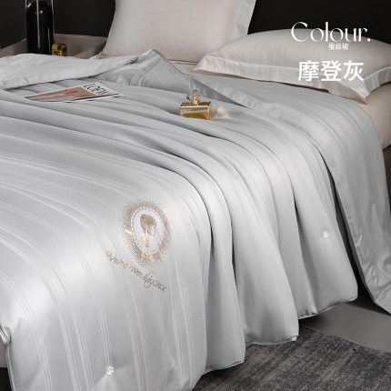 （总）全棉蚕丝被桑蚕丝被子  蚕丝被子母被冬被 夏被提花蚕丝被子被芯【居里夫人】