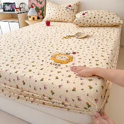 91家纺网 家纺一手货源 找家纺 （总）舒居家纺 2025新款13070全棉纯棉毛巾绣床笠单品床笠单件单床笠,蛋糕熊,可米宝贝,组合图仅供展示不可下单,友谊结,奇趣缤纷,玩伴