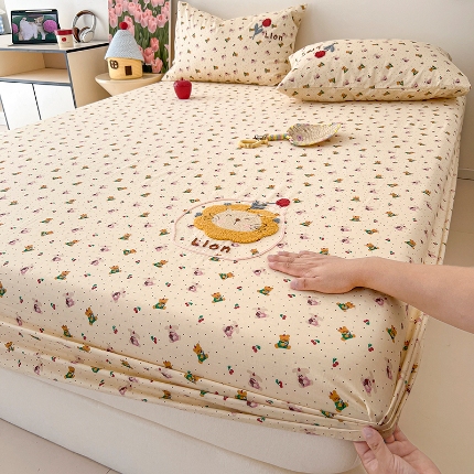 91家纺网 家纺一手货源 找家纺 （总）舒居 2024 新款亲肤棉夹棉防水床笠床垫保护套