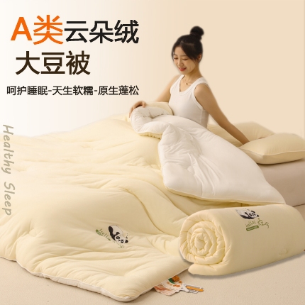 （总）A类母婴级大豆被针织棉冬被   加厚冬被 被芯 被子针织大豆被