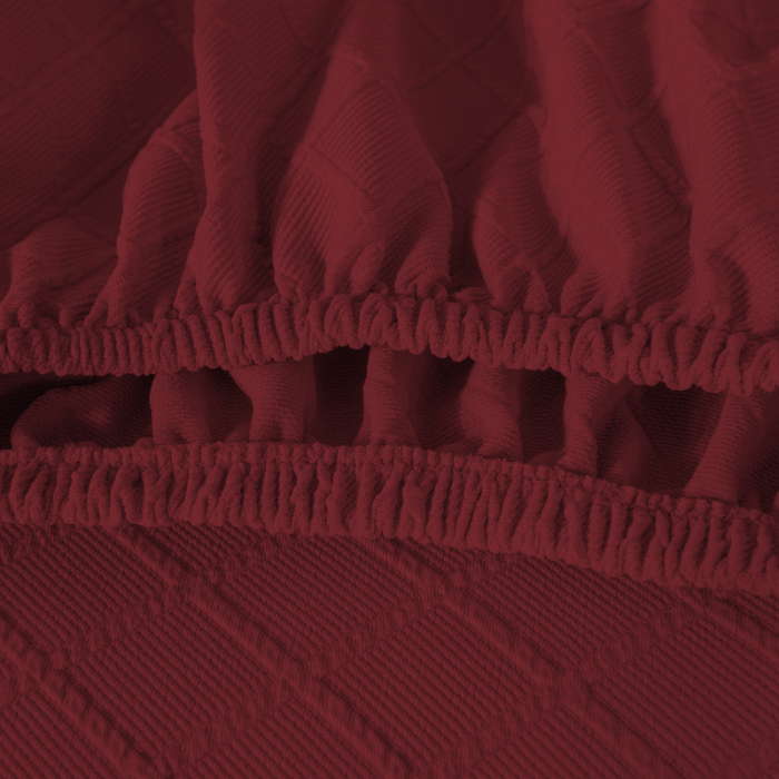 91家纺网 家纺一手货源 找家纺 （总）壹零特色家纺 菱形格提花方凳子套 弹性换鞋凳套 方柱凳子套