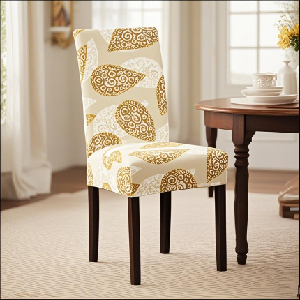 91家纺网 家纺一手货源 找家纺 壹零 弹力一体椅套 田园风椅子套 饭店酒店椅套子