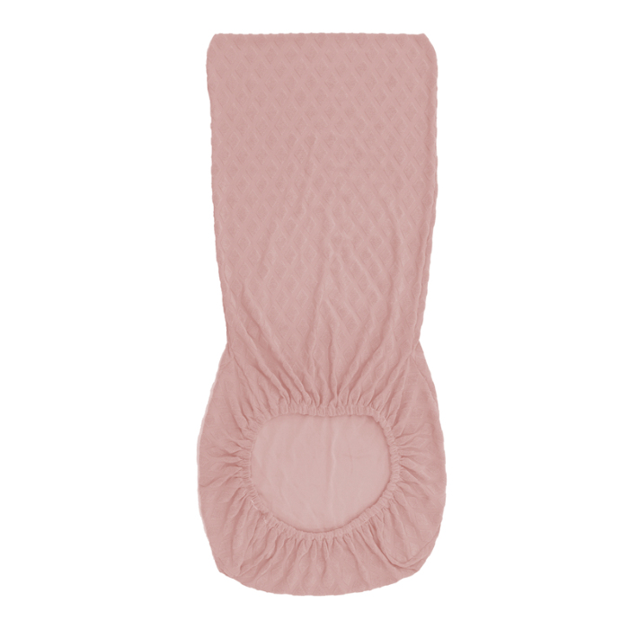 91家纺网 家纺一手货源 找家纺 （总）一体菠萝格提花弹力针织纯色椅子套 连体餐椅套