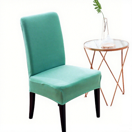 91家纺网 家纺一手货源 找家纺 弹力一体纯色薄款椅子套 饭店用椅套 酒店连体素色椅套子