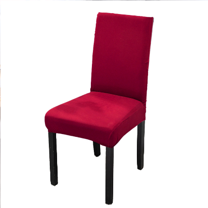 91家纺网 家纺一手货源 找家纺 弹力一体纯色薄款椅子套 饭店用椅套 酒店连体素色椅套子