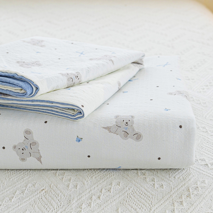 91家纺网 家纺一手货源 找家纺 （总）奇丝雅2025新款A类有氧超柔云感双层纱床单单件学生宿舍家用四季通用床单两件套三件套