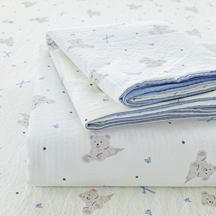 91家纺网 家纺一手货源 找家纺 （总）奇丝雅2025新款A类有氧超柔云感双层纱床单单件学生宿舍家用四季通用床单两件套三件套